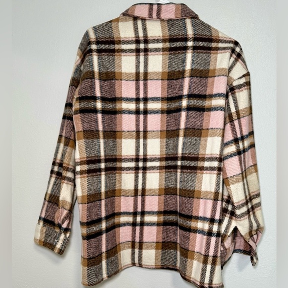 Aly Daly Jacket woman plaid shacket jacket sz M - Picture 3 of 3